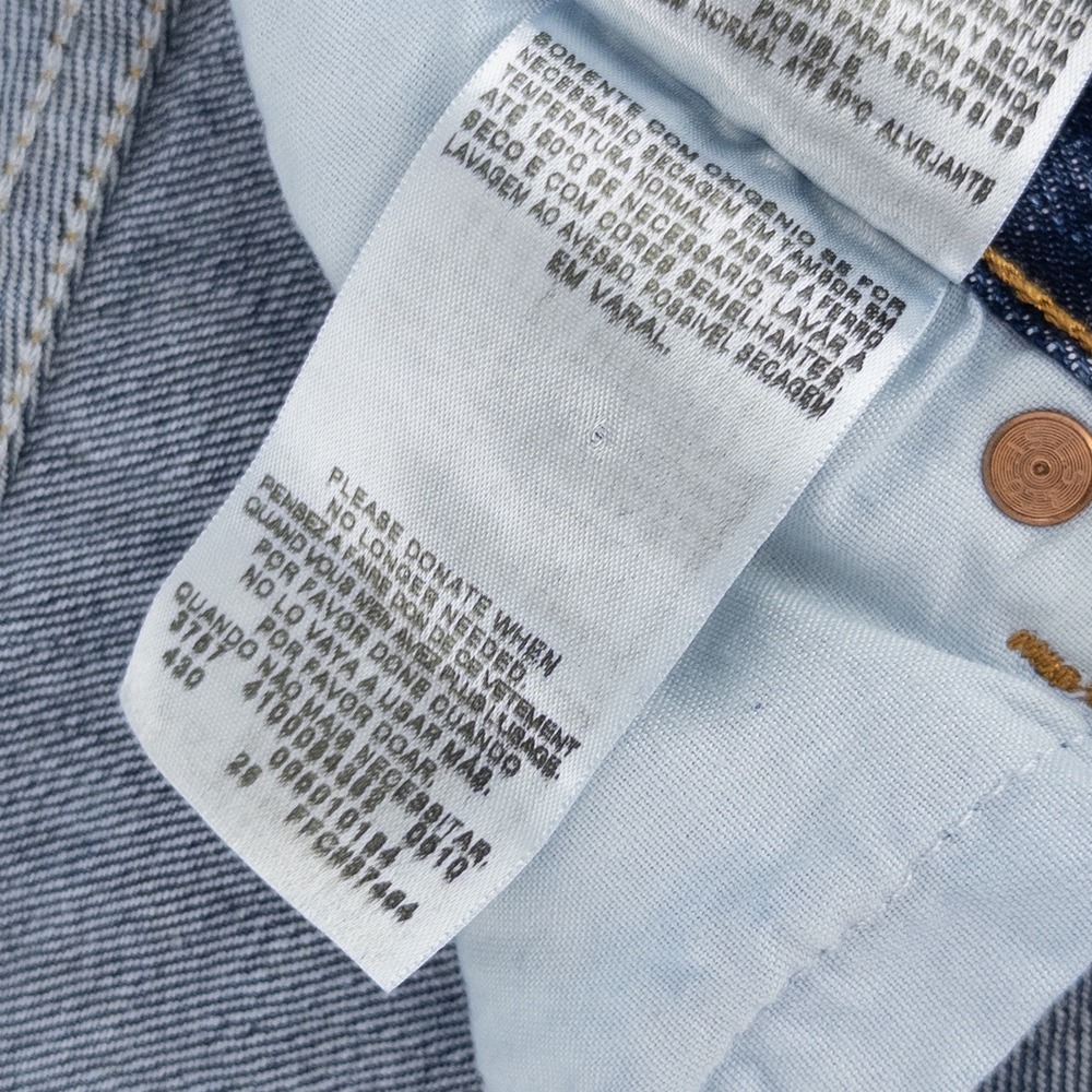 VTG NWT Deadstock Levis Mens 38x30 501 Original Fit Jeans Blue Button Fly Y2K - Picture 11 of 16